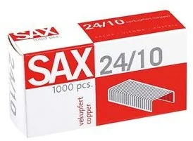 SAX Zszywki 24/10, miedziane, 1000szt. ISAX24/10 - Zszywki - miniaturka - grafika 2