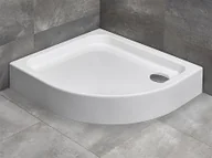 Brodziki prysznicowe - Radaway Siros E Compact 90x80 lewy biały SBE8917-1L - miniaturka - grafika 1