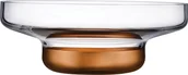 Tace i patery - Nude Misa Contour 36 cm transparentna z miedzianą podstawą 1075297 - miniaturka - grafika 1