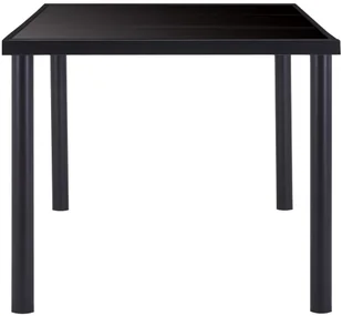 vidaXL 9-cz. zestaw jadalniany, tapicerowany sztuczną skórą, szary - Stoły z krzesłami vidaXL 9-cz. zestaw jadalniany, tapicerowany sztuczną skórą, szary - Stoły z krzesłami - miniaturka - grafika 4