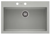 Zlewozmywaki - AXIS Granitowy Zlewozmywak A- POINT 60 szary (59) a-point60sz - miniaturka - grafika 1