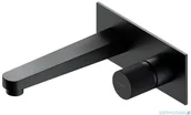 Baterie umywalkowe - Omnires Contour bateria umywalkowa podtynkowa antracyt CT8015AT | - miniaturka - grafika 1
