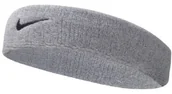 Pozostały sprzęt i akcesoria do ćwiczeń - Nike 9381/3 Swoosh Headbands opaska na czoło biała/czarna, szary, jeden rozmiar N.NN.07.051.OS - miniaturka - grafika 1