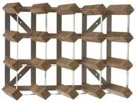 Stojaki na wino - Bar Professional Stojak Na Wino Drewniany Bar Professional Stand Brązowy 38 X 32 Cm - miniaturka - grafika 1