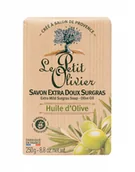 Mydła - Le Petit Olivier Olive Oil Extra Mild Surgras Soap mydło w kostce 250 g - miniaturka - grafika 1