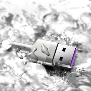 Baseus Cafule Metal Data kabel USB - USB Typ C 66W Quick Charge 1m czarny (CAKF000101) - Kable USB - miniaturka - grafika 11