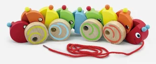 VIGA drewniana stonoga do ciągania - Samochody i pojazdy dla dzieci - miniaturka - grafika 2