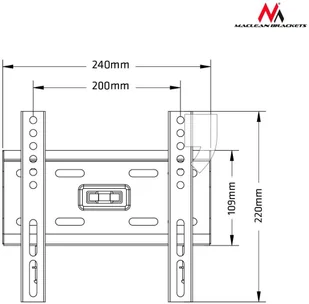 Maclean MC-777 Uchwyt do telewizora 13-42&quot - Uchwyty do telewizora - miniaturka - grafika 5