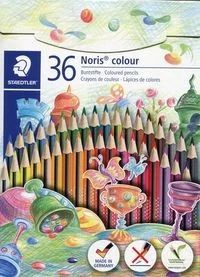 STAEDTLER Kredki Trójkątne Noris Colour 36 Kolorów Staedtler 4007817028384 - Kredki, ołówki, pastele i pisaki - miniaturka - grafika 2