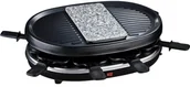 Raclette - h.koenig H. Koenig rp80 raclette grill urządzenia do 8 osób z kamienia i blat do grilla, 900 W, czarny 80160 - miniaturka - grafika 1