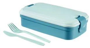 Curver POJEMNIK ŚNIADANIOWY CURVER PLASTIKOWY NIEBIESKI 768025_CURVER - Pojemniki kuchenne - miniaturka - grafika 3