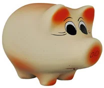 Max-land SKARBONKA ŚWINKA DEKORACYJNA CERAMICZNA XL ŚWINKA - XL NIEBIESKA - Skarbonki - miniaturka - grafika 2