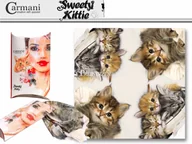 Apaszki i szaliki damskie - Carmani APASZKA - CHUSTA Carmani KOTKI - miniaturka - grafika 1