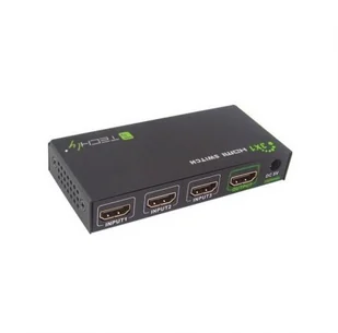 Techly Przełącznik HDMI 3/1 z pilotem, 4K2K UHD 3D, czarny 309913 - Adaptery i przejściówki - miniaturka - grafika 5