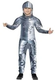 SMIFFYS Strój dla dzieci Rycerz w zbroi, Halloween, rozmiar S - Stroje karnawałowe - miniaturka - grafika 2