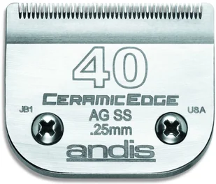 Andis CeramicEdge nr 40SS - ostrze chirurgiczne 0,25mm - Maszynki i nożyczki dla psów - miniaturka - grafika 2