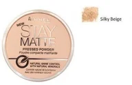Pudry do twarzy - Rimmel Stay Matte Long Lasting Pressed Powder puder prasowany 5 Silky Beige 14g 31110-uniw - miniaturka - grafika 1