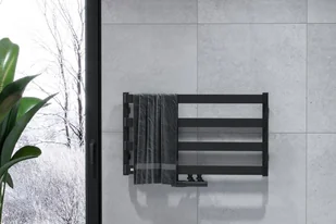 Excellent Grzejnik łazienkowy-wannowy Meteor 46 czarny GREX.MEW46.BL - Grzejniki łazienkowe - miniaturka - grafika 2