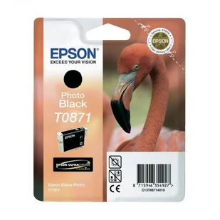 Wox Tusz E871PBN Photo Black do drukarek Epson Zamiennik Epson T0871 [21ml] (WOX-E871PBN) - Tusze zamienniki - miniaturka - grafika 2