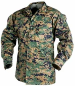 Odzież taktyczna i umundurowanie - Helikon tex Bluza USMC - PolyCotton Twill - USMC Digital Woodland - XS (BL-USM-PT-07-B02) HE.BL-USM-PT-07-B02 - miniaturka - grafika 1
