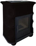 Piece wolnostojące - MARMI-DECOR Piec kominkowy kaflowy Kris 8kW MARMI-DECOR - miniaturka - grafika 1