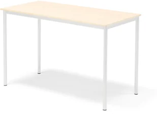 AJ Produkty Stół SONITUS, 1400x600x900 mm, laminat brzoza, biały - Meble do szkół i przedszkoli - miniaturka - grafika 2