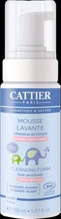 CATTIER PIANKA OCZYSZCZAJĄCA DO CIAŁA I WŁOSÓW DLA DZIECI EKO 150 ml - CATTIER - Pozostałe kosmetyki - miniaturka - grafika 3