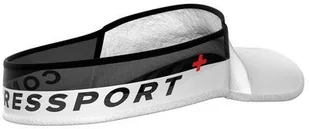 Compressport daszek ULTRALIGHT VISOR V2 biały - Czapki i chusty sportowe męskie - miniaturka - grafika 5