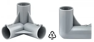 Moby System Duży kojec 200 cm x 180 cm - plac zabaw dla dziecka, suchy basen KOJEC SZARY 1.8 - Maty piankowe - miniaturka - grafika 11