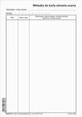 Druki akcydensowe - Firma krajewski Wkładka do karty zdrowia ucznia [Mz/Hsz-11a] Mz/Hsz-11a - miniaturka - grafika 1