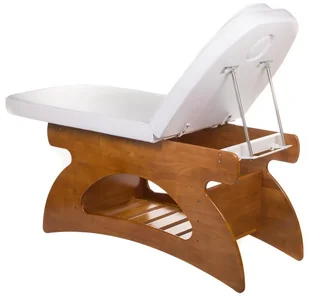 Beauty System Łóżko Kosmetyczne Bd-8241 Orzech BSBD-8241/ORZECH - Meble kosmetyczne - miniaturka - grafika 4