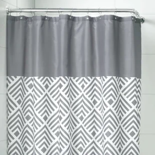 Sealskin Coram Zasłona prysznicowa Angoli, 180 cm, szara, 233561312 233561312 - Zasłony prysznicowe - miniaturka - grafika 3