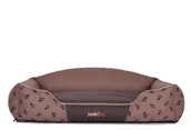 Legowiska dla psów - Hobbydog Legowisko dla psa 110x85 cm Jasno brązowa korona XXLKRLJBK4 - miniaturka - grafika 1
