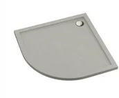 Brodziki prysznicowe - Schedpol SCHEDLINE COLLECTION SCHEDLINE COLLECTION Brodzik półokrągły SHARPER CEMENT STONE 80x80x4,5 z systemem STANDARD PLUS 3S.S1O-8080/CT/ST 3S.S10-8080/CT/ST - miniaturka - grafika 1