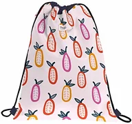 Plecaki - Grafoplás Grafoplás 37610506 Maja Rönnbäck plecak ze sznurkami i kieszenią zewnętrzną, niebieski, 36 x 47 cm - miniaturka - grafika 1