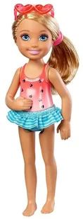 Mattel Barbie Chelsa i Przyjaciółki Plażowa DWJ33 DWJ34 - Lalki dla dziewczynek - miniaturka - grafika 2