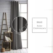 Zasłony - Room99 Zasłona TODAY DOLCE Ciemnoszary 140X260 ROM527 - miniaturka - grafika 1