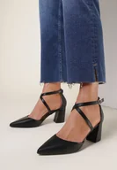 Czółenka - Czarne Czółenka Akisiphaeia - miniaturka - grafika 1