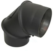 Kominy i akcesoria - Darco Kolano nastawne 180 mm czarne - miniaturka - grafika 1