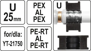 Yato MATRYCE ZAPASOWE U25 DO PRASKI YT-21750 YT-21757 - Inne urządzenia budowlane - miniaturka - grafika 4