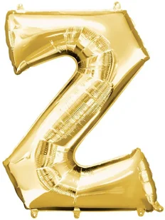AMSCAN Balon foliowy złota litera Z - 63 x 83 cm - 1 szt. 3300001 - Balony i akcesoria AMSCAN Balon foliowy złota litera Z - 63 x 83 cm - 1 szt. 3300001 - Balony i akcesoria - miniaturka - grafika 1