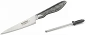 Noże kuchenne - Global Nóż uniwersalny 11cm GS-36 PLUS ostrzałka Taidea T0825D GS-36ostrz - miniaturka - grafika 1