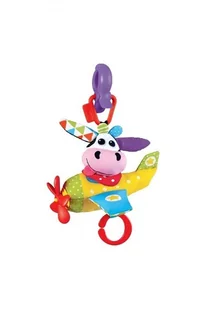 Yookidoo Yookidoo, zawieszka do wózka Muzyczny Samolot Krowa - Zawieszki dla dzieci i niemowląt - miniaturka - grafika 3