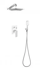 Omnires Parma zestaw prysznicowy podtynkowy SYSPM16ACRB chrom/biały - Zestawy prysznicowe - miniaturka - grafika 2