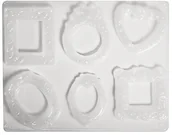 Ramki na zdjęcia - Rayher Hobby Rayher 36008000  forma do odlewania, ramka na zdjęcia, 6 motywów, 6,5  8 cm, rozmiar 23,2 x 18,3 cm 36008000 - miniaturka - grafika 1