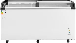 Royal Catering Zamrażarka do lodów 445 l szklane drzwi RCFZ-248G - Szafy i witryny chłodnicze - miniaturka - grafika 5