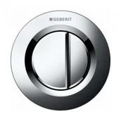 Przyciski spłukujące - Geberit 116.043.21.1 Typ01 przycisk spłukujący pneumatyczny chrom błyszczący 116.043.21.1 - miniaturka - grafika 1