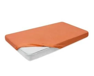 Darymex Prześcieradło Jersey z gumką 130-140x200 kolor łosoś - Prześcieradła - miniaturka - grafika 2