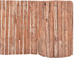 vidaxl Ogrodowy panel ogrodzeniowy, kora, 1000x50 cm - Ogrodzenia - miniaturka - grafika 2