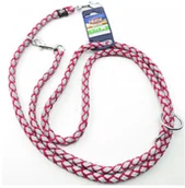 Smycze dla psów - Trixie Cavo Reflect Odblaskowa smycz regulowana dla psa fuksja SM 2.00 m/o 12 mm - miniaturka - grafika 1